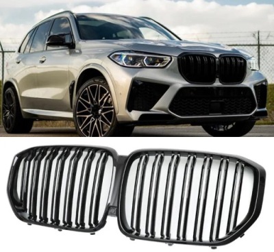 Решётки радиатора решётка решётка радиатора bmw x5 g05 двойной чёрные фото №1