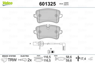 ZAPATAS DE FRENADO AUDI A8 2.0 GASOLINA 12/2013->/  