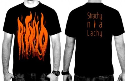 T-SHIRT KOSZULKA STRACHY NA LACHY PIEKŁO r. M