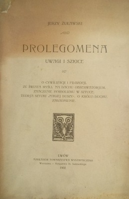 Prolegomena 1902 r.