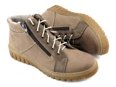 TRZEWIKI DAMSKIE HELIOS 522 BUTY ZIMOWE Z WEŁNĄ PL