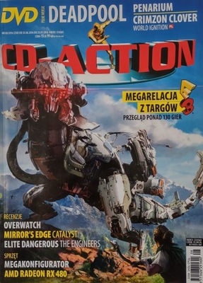 CD-Action 8/2016 płyty DVD plakat