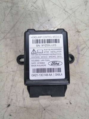 Модуль света ford transit custom gk2113c148aa 2.0l дизель 125kw 2017 фото №1