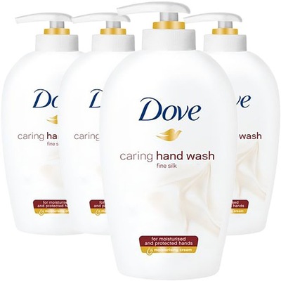 Dove Nourishing Mydło w Płynie Fine SIlk 4x250ml