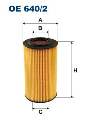 FILTRON OE 640/2 FILTRO ACEITES  