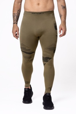 Męskie spodnie termoaktyw. SPAIO Tactical#Green XL