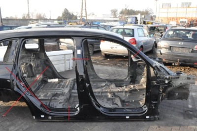 Mercedes eqb x243 2024r чверть правий перед блок двигуна поріг a b поріг фото №1