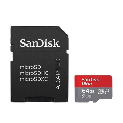 SanDisk Karta Pamięci ULTRA ANDROID microSDXC 64GB