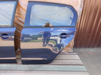 Дверь левая задняя vw up 14r granatowe фото №1