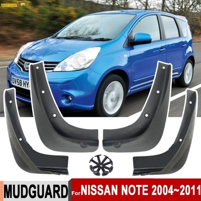 4 PIEZAS ALAS DE AUTOMÓVIL ALAS PARA NISSAN NOTE E11 GEN 1 2004~11026  