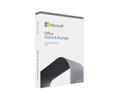 Pakiet Microsoft Office 2021 Home & Business PL 1 PC Licencja dożywotnia