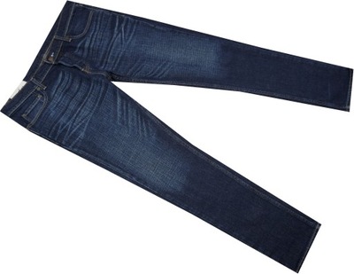 HOLLISTER_W36 L32_ SPODNIE jeans Z ELASTANEM slim V583