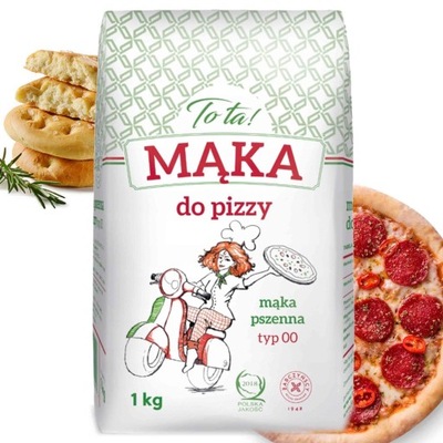 Mąka Na Pizzę Włoską Pszenna Z Młyna typ 00 5kg