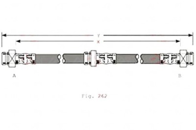 Шланг тормозной elast. subaru justy ii suzuki sw фото №1