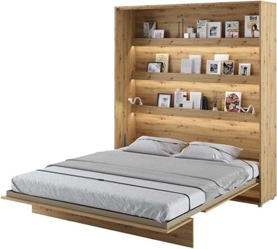 Półkotapczan Dąb Artisan 180x200 Bed Concept