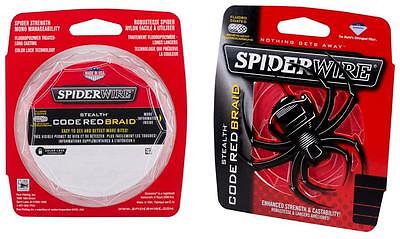 spiderwire stealth code red braid 0,25 110m