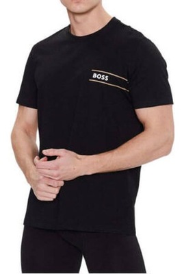 Hugo Boss czarny T-shirt męskie, Rozmiar L