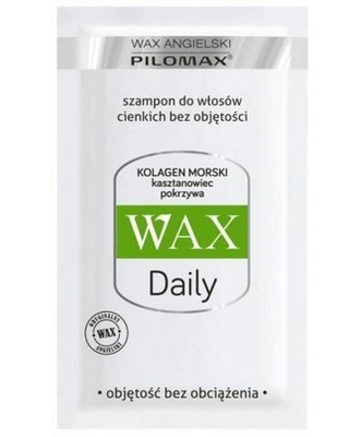 PILOMAX WAX Daily szampon do włosów cienkich 10 ml
