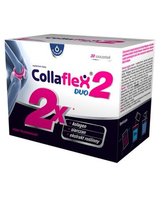 Collaflex Duo 2 smak truskawkowy 30 saszetek