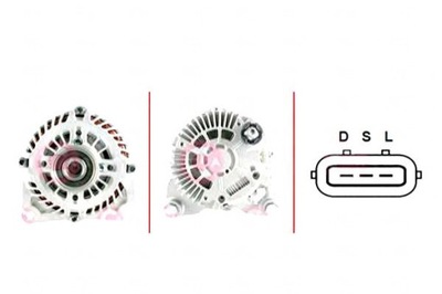 Casco генератор 12v 150a ina фото №1
