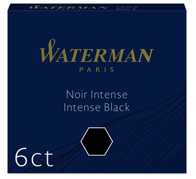 Waterman Nabój z Atramentem Mini S0110770 czarny 6szt