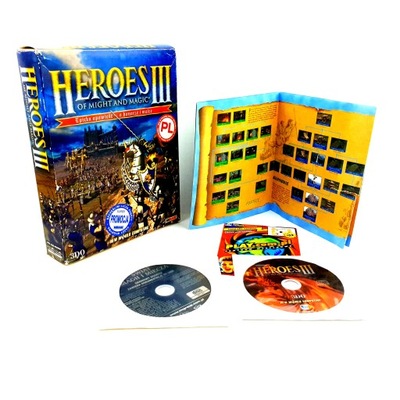 HEROES OF MIGHT AND MAGIC III BIG BOX BŁYSZCZĄCY POLSKI PL