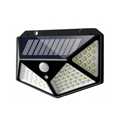 lampka solarna 100 LED SMD zewnętrzna z czujnikiem