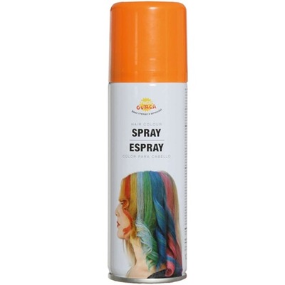 SPRAY do WŁOSÓW farba POMARAŃCZOWY kolor 125 ml