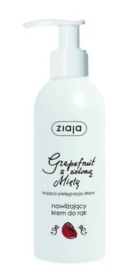 Ziaja Nawilżający krem do rąk grapefruit z miętą