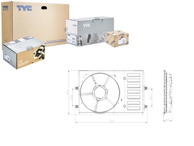 CUERPO DE VENTILADOR DEL RADIADOR SEAT IBIZA IV IBIZA IV SC IBIZA IV ST  