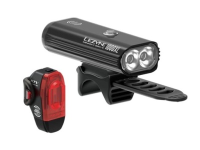 Zestaw lampek Lezyne Connect Smart USB MOCNE 1000 lm / 75 lm