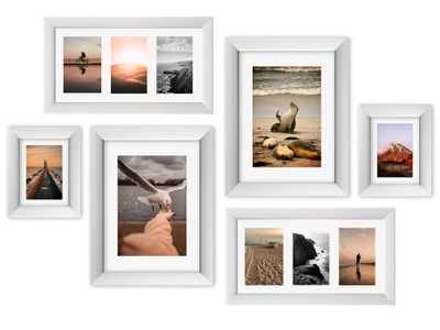 Multirama Seul zestaw ramek biała