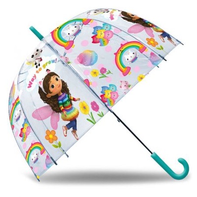 Parasolka automatyczna 46cm Koci Domek Gabi