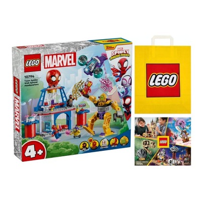 LEGO MARVEL - Siedziba główna Pajęczej Drużyny (10794) +Torba +Katalog 2024