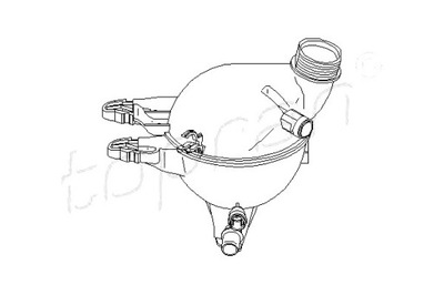 Topran бак розширювальний citroen c2 c3 c4 peuge фото №1
