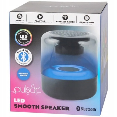 Głośnik przenośny LED Pulsar Smooth Bluetooth