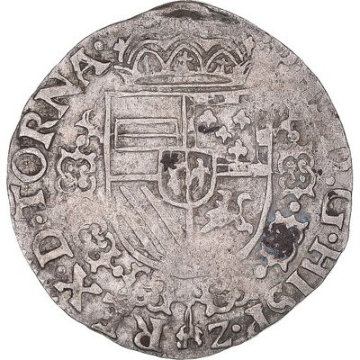 Moneta, Hiszpania niderlandzka, Philip II, 1/20 Ec