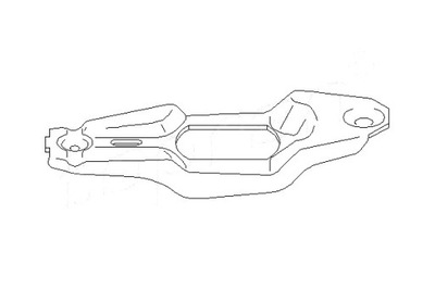 TOPRAN ЛАПА СЦЕПЛЕНИЯ AUDI A4 A6 A8 SKODA SUPERB I