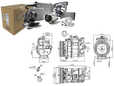 KOMPRESORIUS KOMPRESORIUS KONDICIONAVIMO NISSENS 9A1126011 