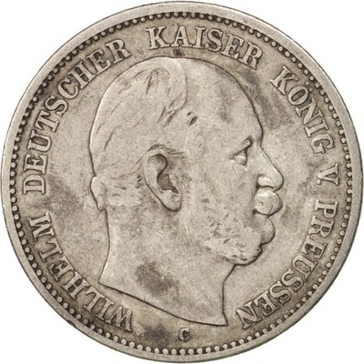Moneta, Landy niemieckie, PRUSSIA, Wilhelm I, 2 Ma