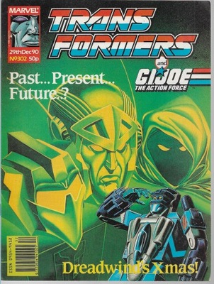 Marvel Transformers Komiks 302/1990 j.ang UK