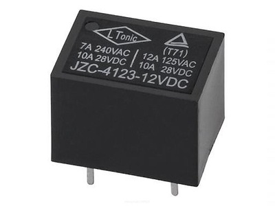 Przekaźnik 12V/1x10A JZC-4123-12VDC