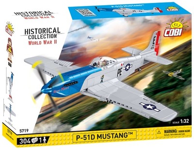 Klocki Cobi 5719 Mustang P51-D