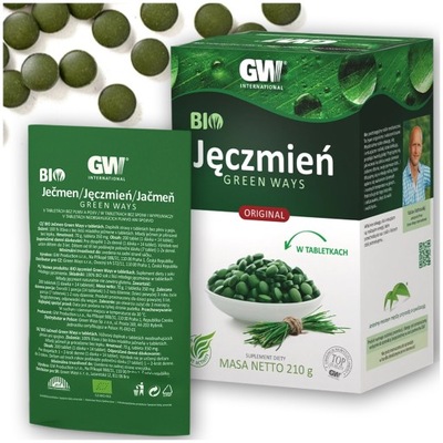 Zielony jęczmień Green Ways w tabletkach 200 szt. (70g)