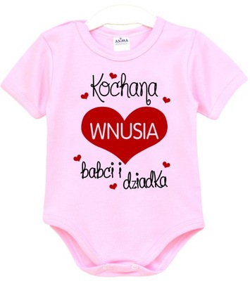 Body napisy Kochana wnusia babci i dziadka r. 98