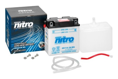 BATERÍA ESTANDAR NITRO 6N11A-3A 6V 11AH  