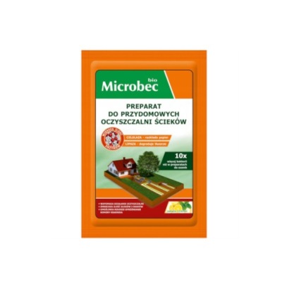 SASZETKA BROS MICROBEC BIO-AKTYWATOR DO PRZYDOMOWYCH OCZYSZCZALNI ŚCIEKÓW