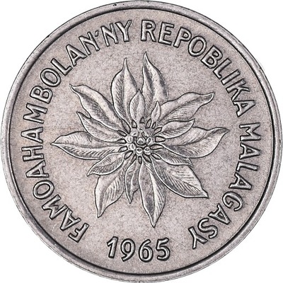 Moneta, Madagascar, Franc, 1965, Paris, AU(50-53),