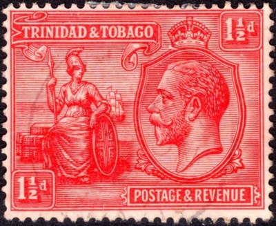 kol.bryt.Trinidad&Tobago KGV 1,5 d.