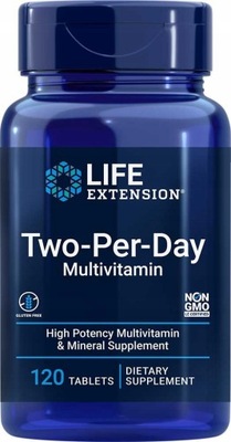 LIFE EXTENSION TWO PER DAY 120T MULTIVITAMIN